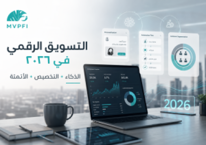 التسويق الرقمي في 2026 بيتجه نحو الذكاء والتخصيص والأتمتة — منين تبدأ؟